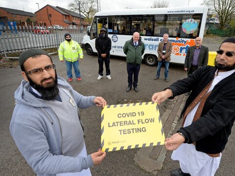 موفقیت طرح آزمایشی تست سریع کرونا در مساجد بریتانیا