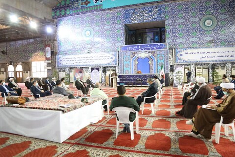 تصاویر/ برگزاری نخستین نشست قرارگاه فرهنگی دفتر نماینده ولی‌فقیه در خوزستان در سال ۱۴۰۰