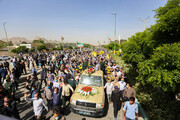 تصاویر/ مراسم تشییع و خاکسپاری پیکر شهید حجازی در اصفهان