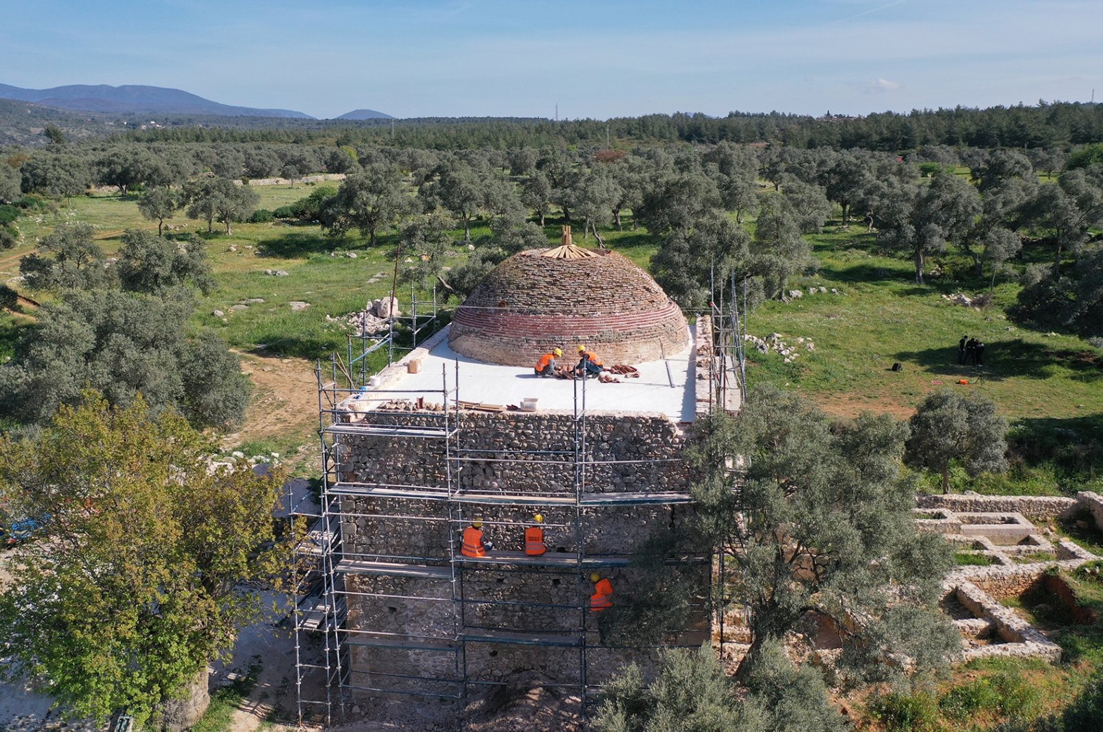 Ancient Beçin mosque to open for worship in SW Turkey