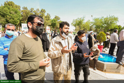 بالصور/ مراسيم تشييع العميد حجازي في أصفهان