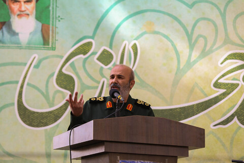 مراسم بزرگداشت شهید سردار حجازی در گلستان شهدای اصفهان