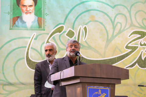 مراسم بزرگداشت شهید سردار حجازی در گلستان شهدای اصفهان