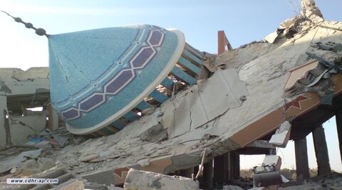 تخریب مسجد شیعیان در منطقه قطیف عربستان توسط آل سعود