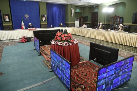 تصاویر/ جلسه ستاد ملی مبارزه با کرونا به ریاست رئیس جمهور