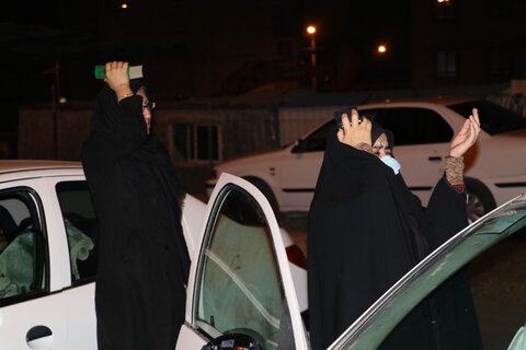 تصاویر| احیای شب قدر به صورت خودرویی در شیراز