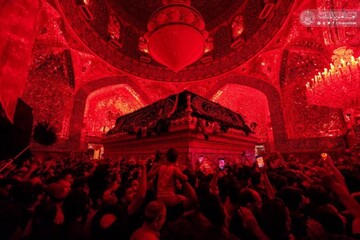 تصاویر/ حرم مطهر علوی غرق در عزای حضرت امیرالمومنین (علیه السلام)