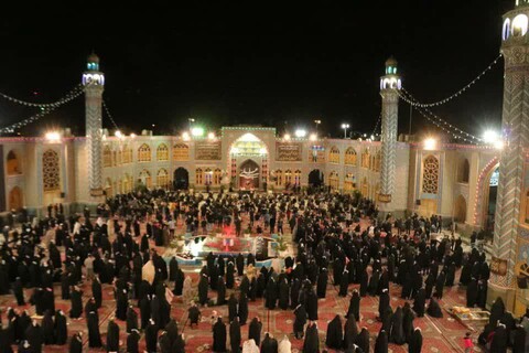 تصاویر/ مراسم  احیای شب بیست ویکم ماه مبارک رمضان درآستان مقدس محمد هلال بن علی (ع) آران وبیدگل