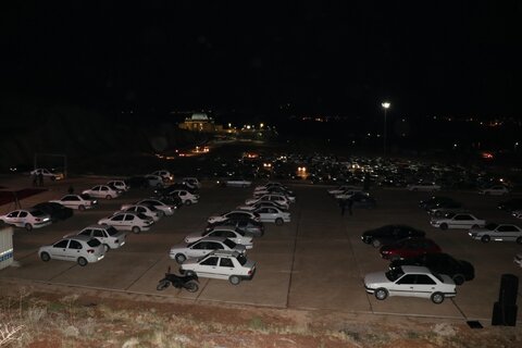 تصاویر| برگزاری مراسم خودرویی شب قدر در پارک کوهستانی دراک