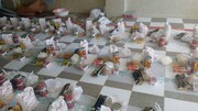 طلاب جهادی مدرسه طالبیه تبریز ۱۵۰ بسته معیشتی توزیع کردند
