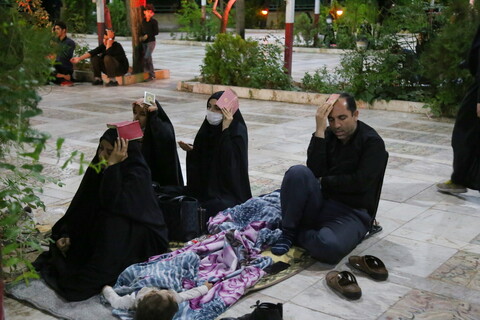 تصاویر / مراسم شب بیست و سوم ماه رمضان در گلزار شهدای علی بن جعفر (ع)
