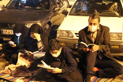 تصاویر| نجوای الغوث الغوث در سومین شب قدر شیراز