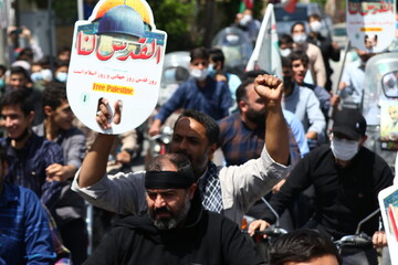 تصاویر/ راهپیمایی موتوری  روز قدس در اصفهان