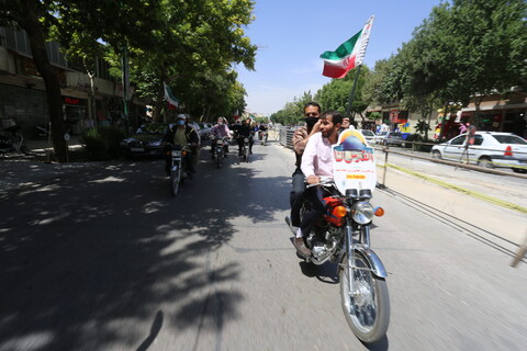 تصاویر/ راهپیمایی موتوری  روز قدس در اصفهان