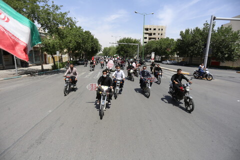 تصاویر/ راهپیمایی موتوری  روز قدس در اصفهان
