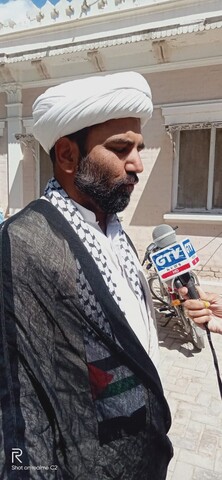 کوئٹہ میں مظلوم فلسطینی عوام سے اظہار یکجہتی کیلئے احتجاجی مظاہرہ