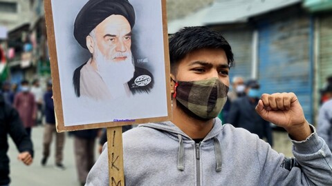 کرگل ہند میں امام خمینی میموریل ٹرسٹ کے زیر اہتمام روز جہانی قدس کے مناسبت سے نکالی گئی ریلی