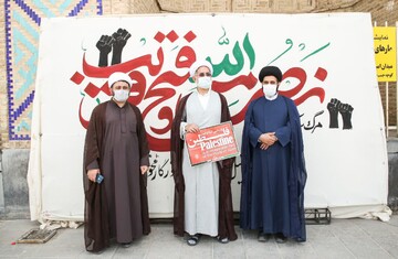 فیلم| ابتکار جالب هنرمندان هیئتی دارالعباده یزد در روز قدس