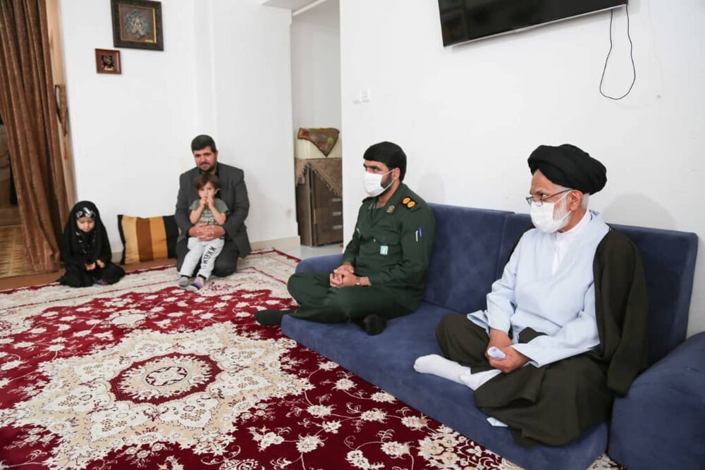 دیدار با خانواده جهادگر آسمانی حجت الاسلام احمد خسروی