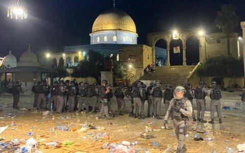 مسجد اقصیٰ پر اسرائیلی حملہ