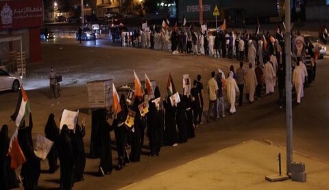 البحرينيون يتضامنون مع الشعب الفلسطيني