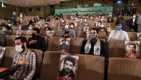 تصاویر/ ارتباط تصویری نمایندگان تشکل‌های دانشجویی با رهبر معظم انقلاب