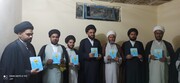 مؤسسہ حضرت امام علی رضا (ع) نجف اشرف میں "رسالت کا آخری پھول" کتاب کا رسم اجرا