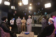 بازدید و خدا قوت مدیر حوزه علمیه خوزستان از دست‌اندرکاران برنامه تلویزیونی «روشنایی‌های شهر»