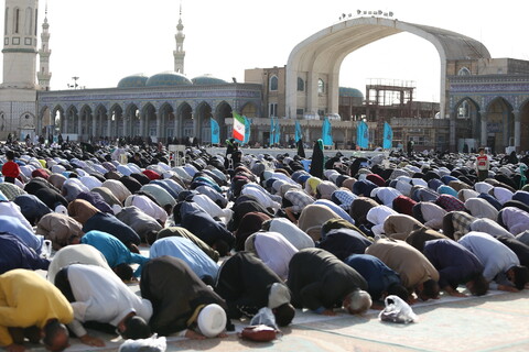 تصاویر/ نماز عید فطر در مسجد جمکران