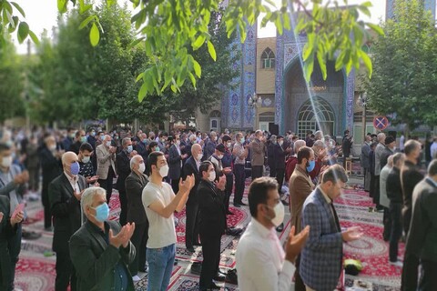 تصاویر/ برگزاری نماز عید فطر در سلماس