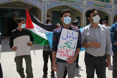 تجمع نمازگزاران جمعه شهرکرد در حمایت از مردم فلسطین