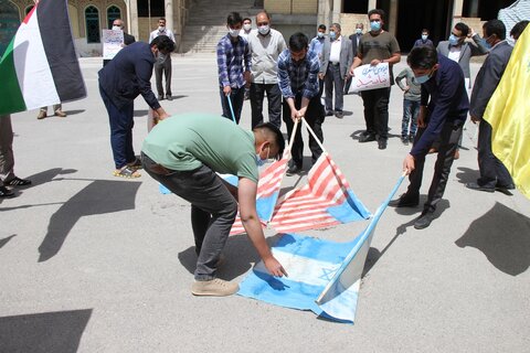 تجمع نمازگزاران جمعه شهرکرد در حمایت از مردم فلسطین