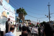 مردم کرمانشاه فریاد حمایت از مقاومت فلسطین سر دادند