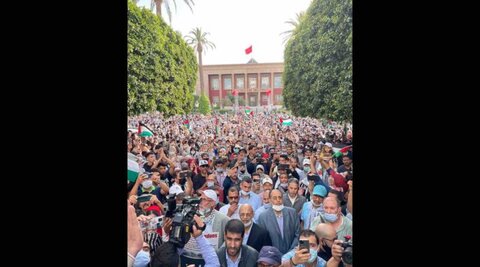 تظاهرات در مراکش در حمایت از قدس