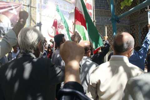 تصاویر/تجمع اعتراضی مردم سنندج در دفاع از ملت فلسطین برگزار شد