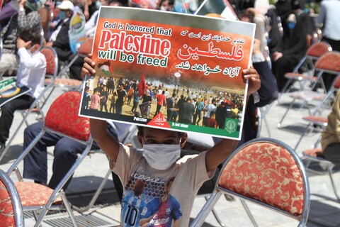 حمایت طلاب همدانی از مردم مظلوم فلسطین