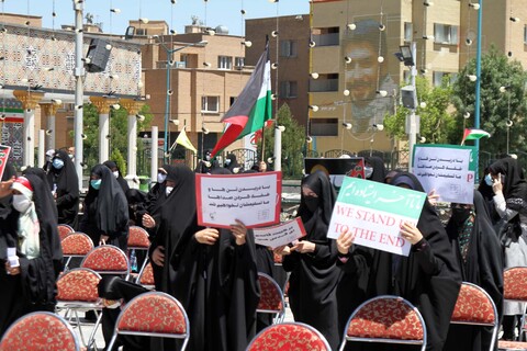 حمایت طلاب همدانی از مردم مظلوم فلسطین