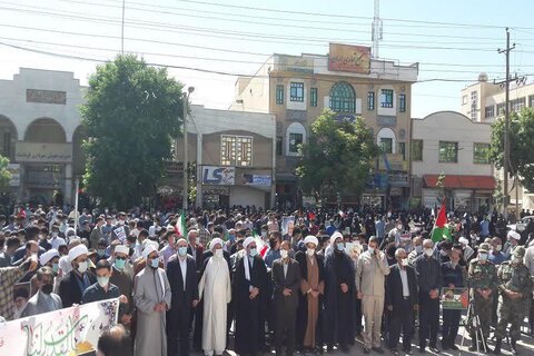 تصاویر/ تجمع مردم کرمانشاه در حمایت از مردم مظلوم فلسطین