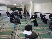 تصاویر/ آزمون کتبی اعطای مدرک تخصصی به حفاظ قرآن کریم در بوشهر