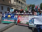 تصاویر/ انجمن اصغریہ آرگنائزیشن پاکستان کی جانب سے اسرائیل اور امریکہ کے ظلم و بربریت کے خلاف پورے سندھ بھر میں احتجاج
