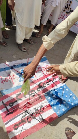 اسرائیل اور امریکہ کے ظلم و بربریت کے خلاف پورا سندھ سراپہ احتجاج