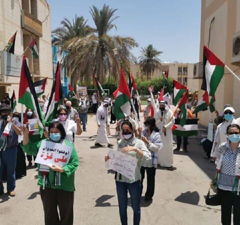 تظاهرات ملت بحرین در همبستگی با فلسطین