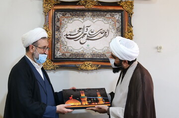 تصاویر/ بازدید مدیر حوزه علمیه خوزستان از رسانه رسمی حوزه