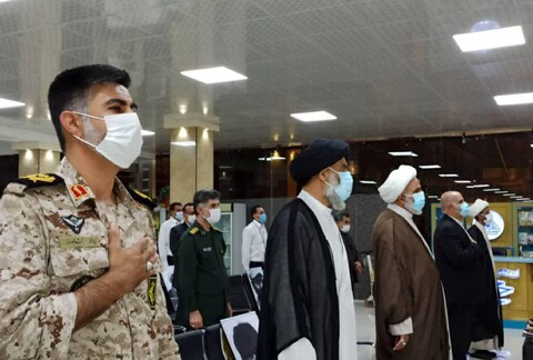 افتتاح پایگاه مقاومت بسیج شهید المهندس در فرودگاه آیت‌الله جمی(ره) آبادان