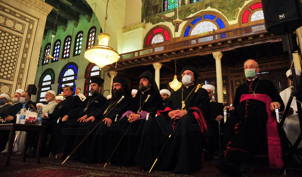 شامی مسلمان اور عیسائی علماء کی طرف سے شام میں انتخابات کرانے کی حمایت