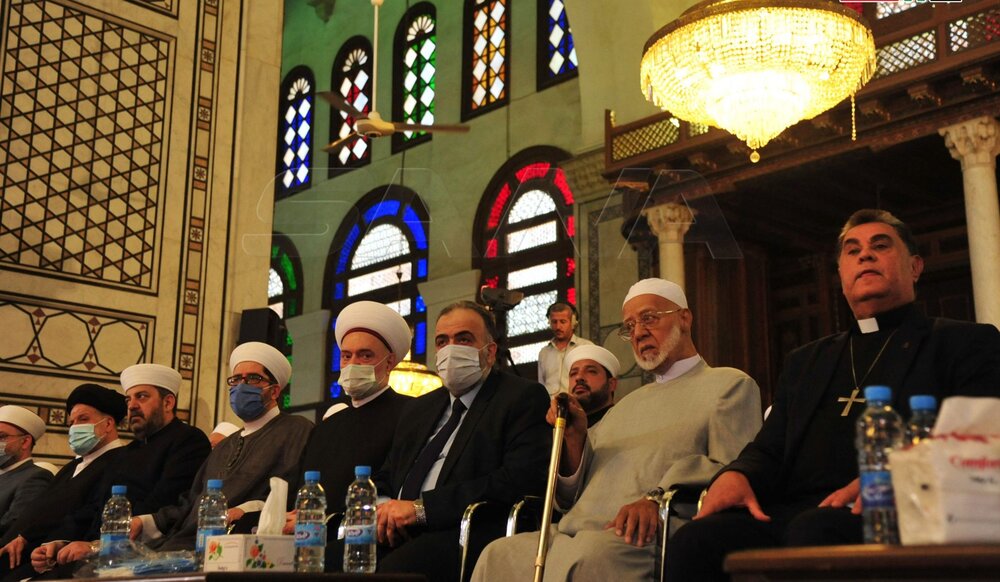 شامی مسلمان اور عیسائی علماء کی طرف سے شام میں انتخابات کرانے کی حمایت