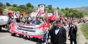 ترک عوام کا امریکہ کے خلاف مظاہرہ؛ ترکی خطے میں اسرائیل کی آنکھ اور کان نہیں بنے گا