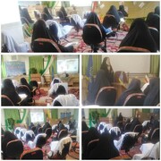 برگزاری دومین جلسه آموزشی-بصیرتی تحولات جهان اسلام در مدرسه علمیه هاجر خمین