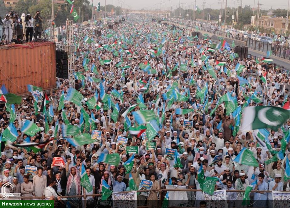 پشاور، جماعت اسلامی کا لبیک القدس ملین مارچ