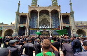 تصاویر/ عزاداری روز شہادت امام صادق (ع) قم المقدس